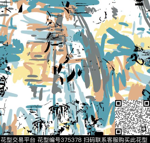 个性靓丽随意传统印花华亿平台下载（图片编号: 375378） - 瓦栏（Walan）