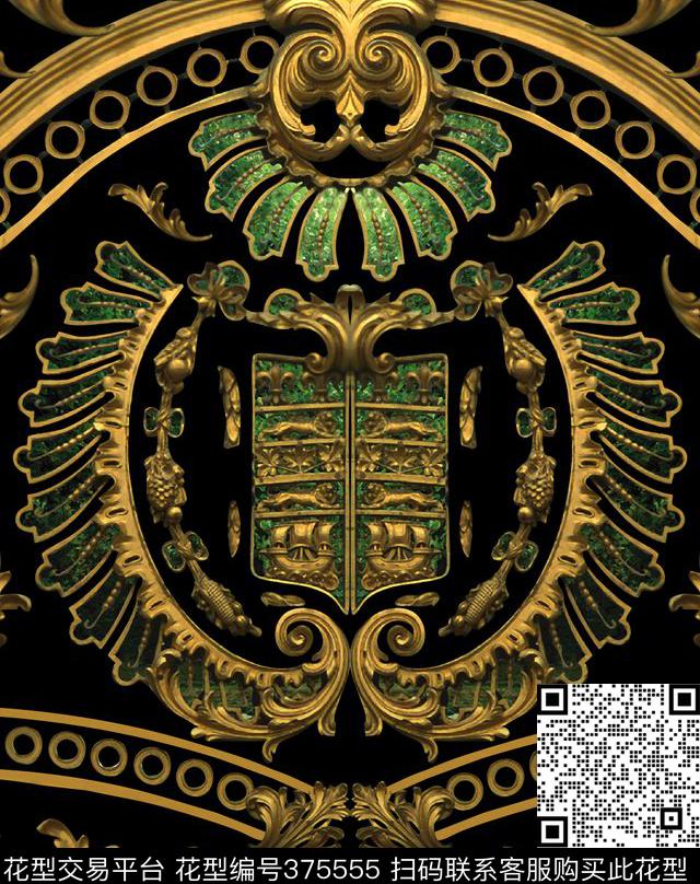 民族风欧式复古数码印花华亿平台下载（图片编号: 375555） - 瓦栏（Walan）