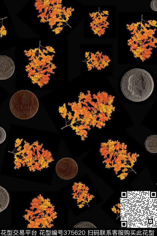 枫树货币数码印花华亿平台下载（图片编号: 375620） - 瓦栏（Walan）