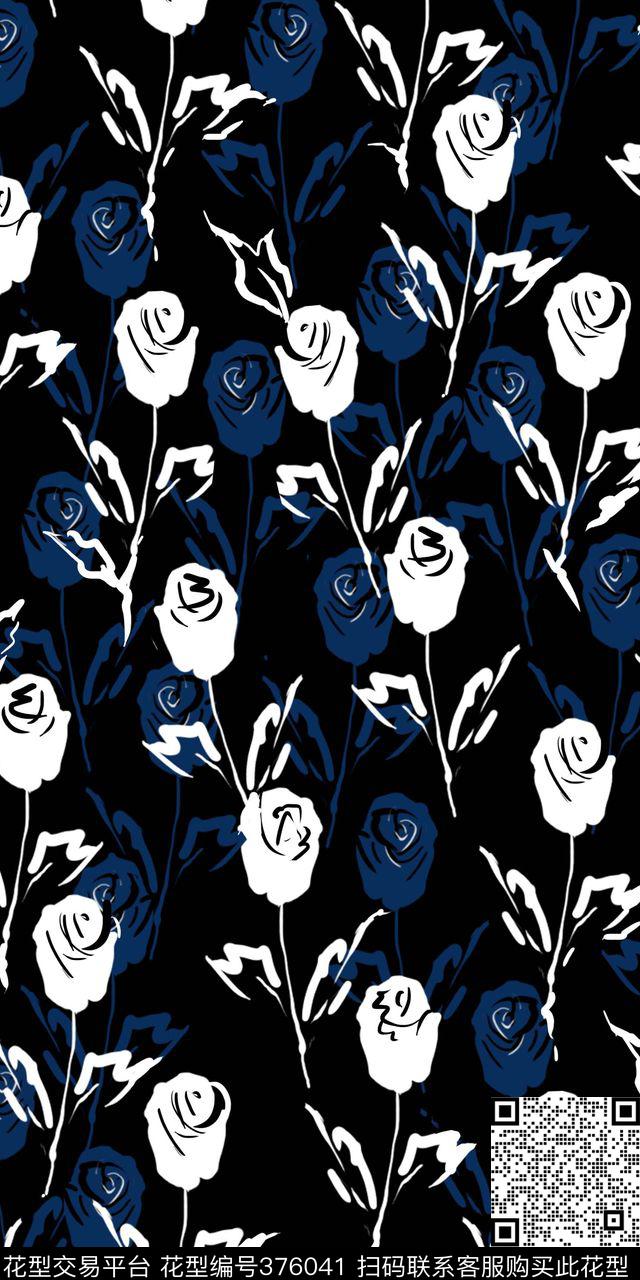 沉稳抽象元素传统印花华亿平台下载（图片编号: 376041） - 瓦栏（Walan）