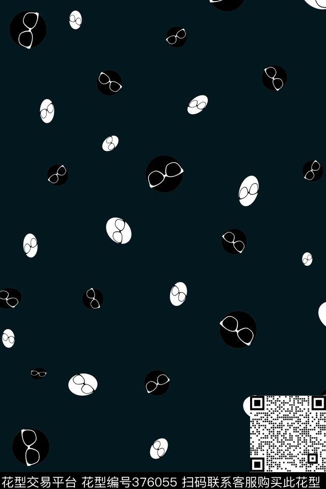 商务休闲波点眼镜传统印花华亿平台下载（图片编号: 376055） - 瓦栏（Walan）