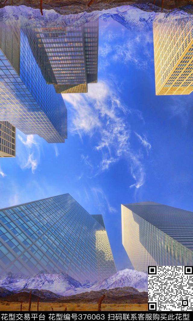 现代建筑泳衣/内衣/服饰面料华亿平台数码印花华亿平台下载（图片编号: 376063） - 瓦栏（Walan）