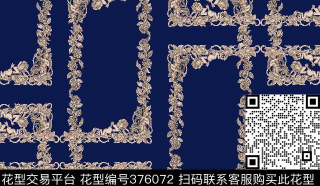欧式花纹天使2015年春夏新华亿平台数码印花华亿平台下载（图片编号: 376072） - 瓦栏（Walan）
