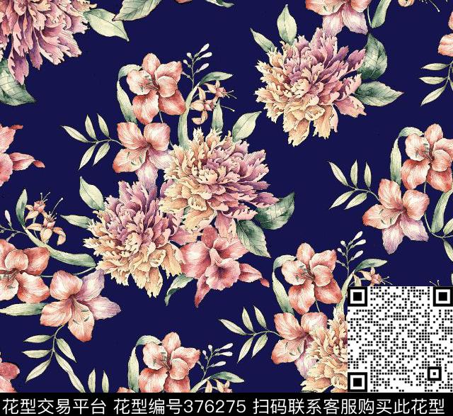 植物花卉花卉2015年春夏新华亿平台数码印花华亿平台下载（图片编号: 376275） - 瓦栏（Walan）