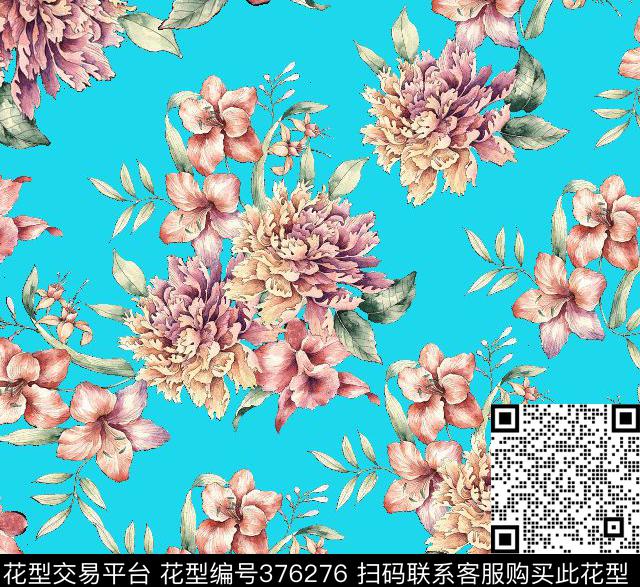 植物花卉花卉2015年春夏新华亿平台数码印花华亿平台下载（图片编号: 376276） - 瓦栏（Walan）
