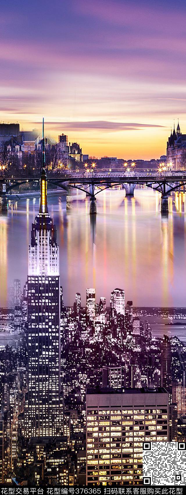 建筑3D风景数码印花华亿平台下载（图片编号: 376365） - 瓦栏（Walan）