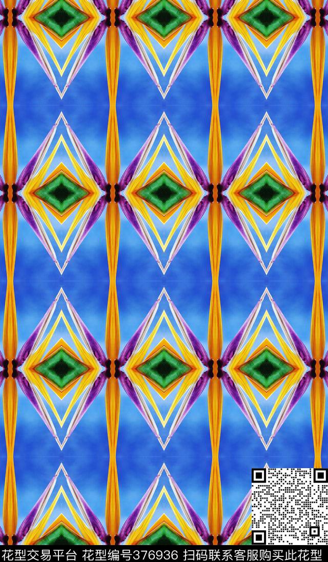 几何传统印花华亿平台下载（图片编号: 376936） - 瓦栏（Walan）