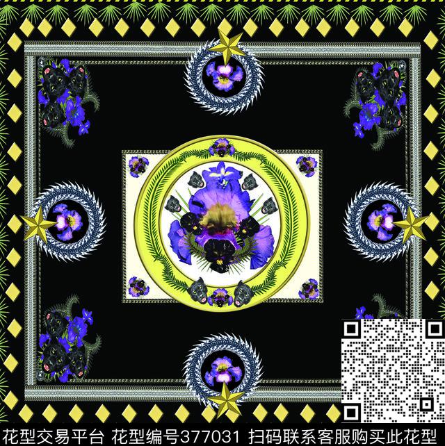 高清格子欧式数码印花华亿平台下载（图片编号: 377031） - 瓦栏（Walan）