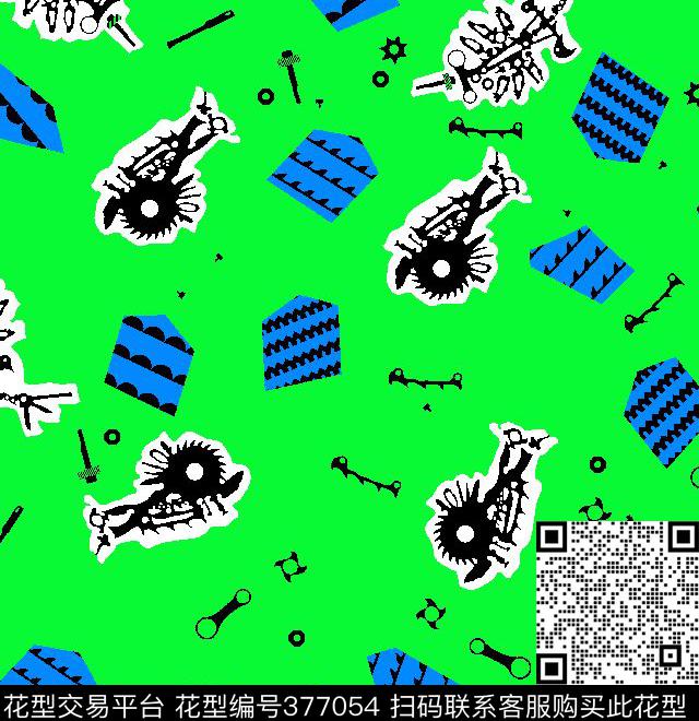 不规则几何几何撞色2015年春夏新华亿平台传统印花华亿平台下载（图片编号: 377054） - 瓦栏（Walan）