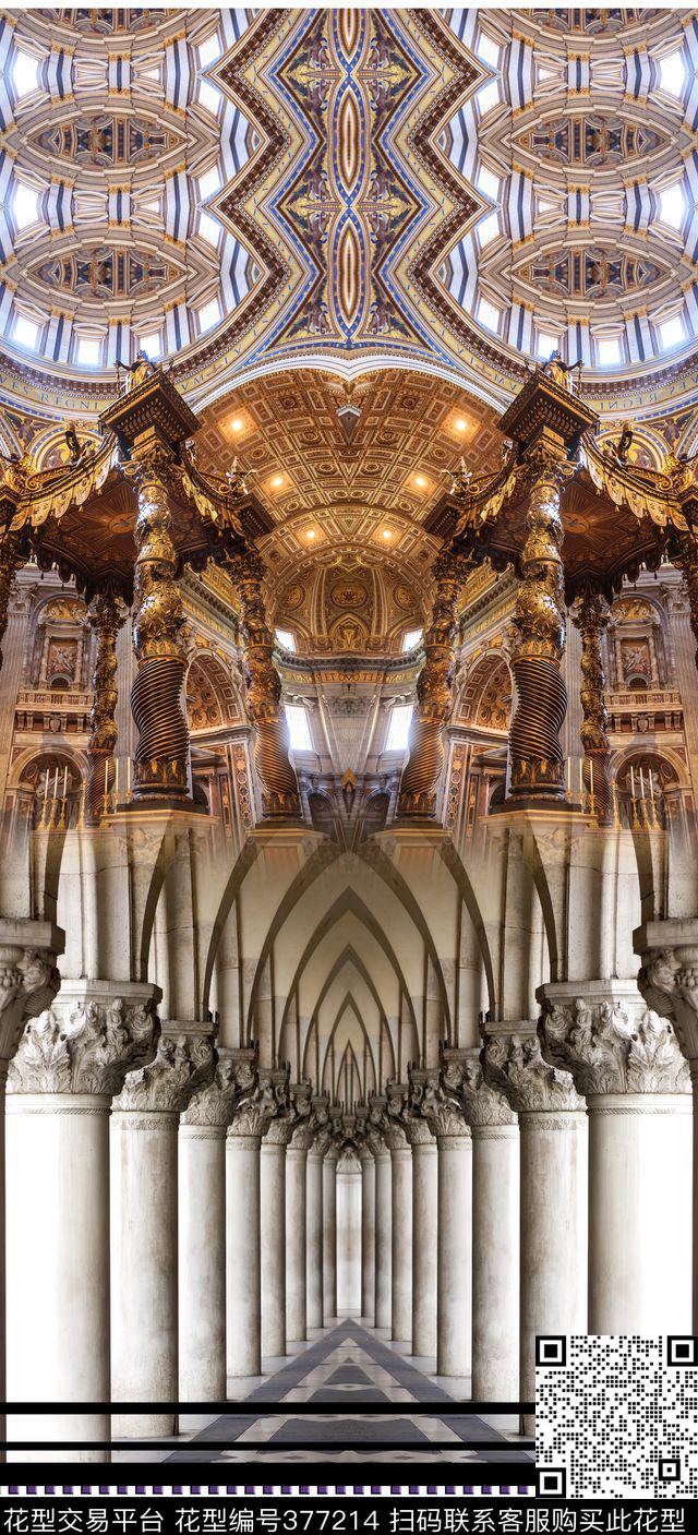 定位对称民族数码印花华亿平台下载（图片编号: 377214） - 瓦栏（Walan）