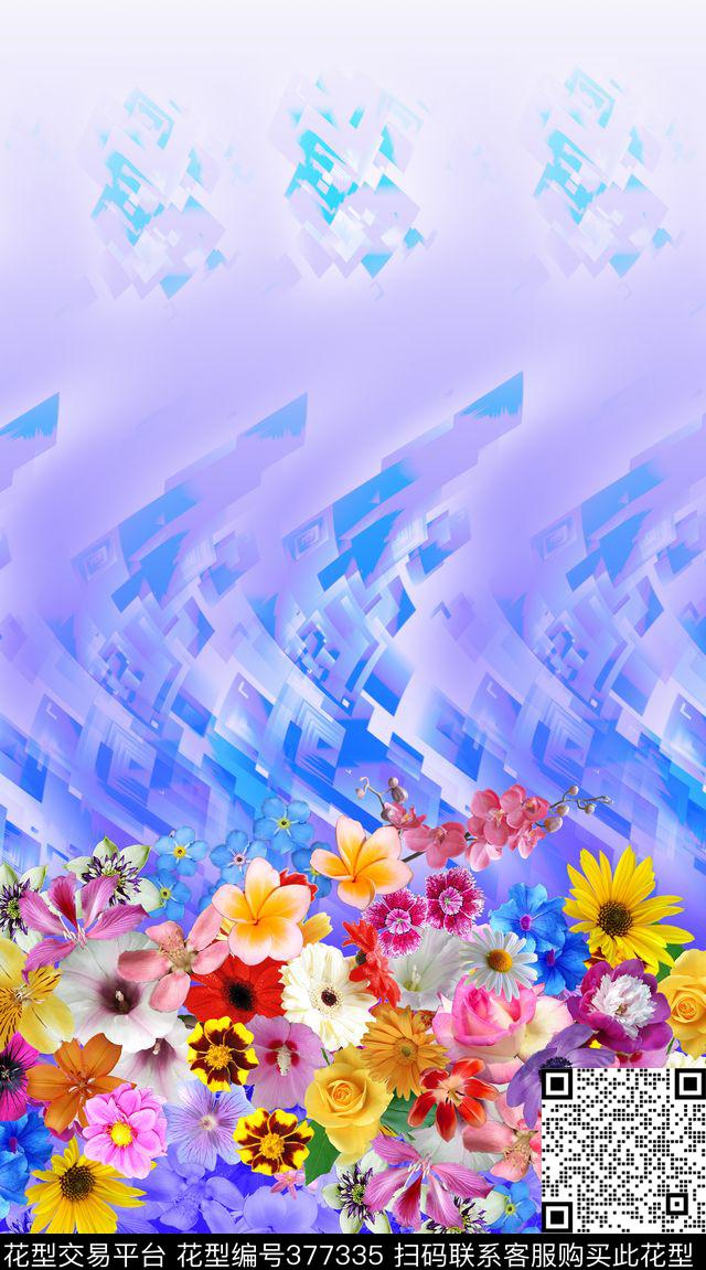 定位花卉数码印花华亿平台下载（图片编号: 377335） - 瓦栏（Walan）