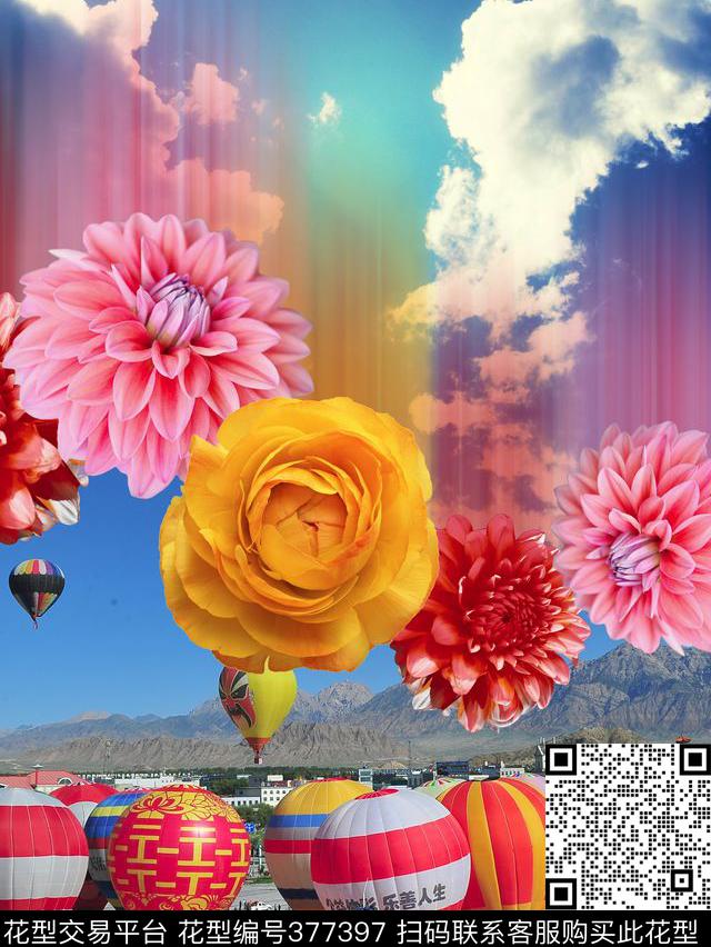 潮流春夏华亿平台定位数码印花华亿平台下载（图片编号: 377397） - 瓦栏（Walan）