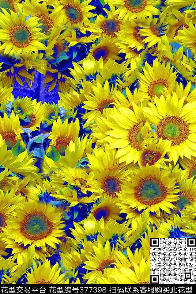 向日葵数码数码印花华亿平台下载（图片编号: 377398） - 瓦栏（Walan）