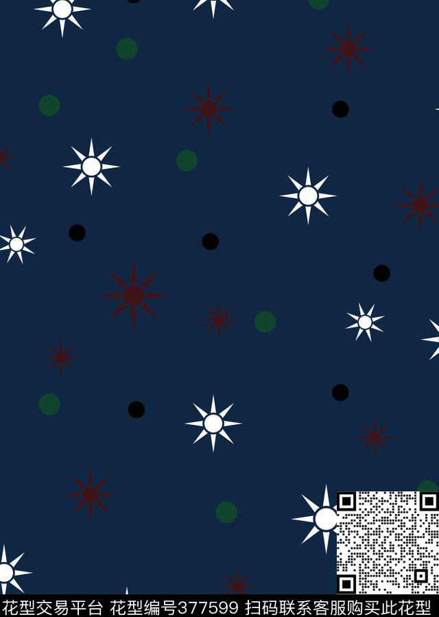 男装几何圆点、抽象几何男装印花集锦传统印花华亿平台下载（图片编号: 377599） - 瓦栏（Walan）