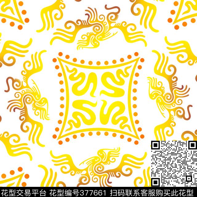 凤凰富贵贵气传统印花华亿平台下载（图片编号: 377661） - 瓦栏（Walan）