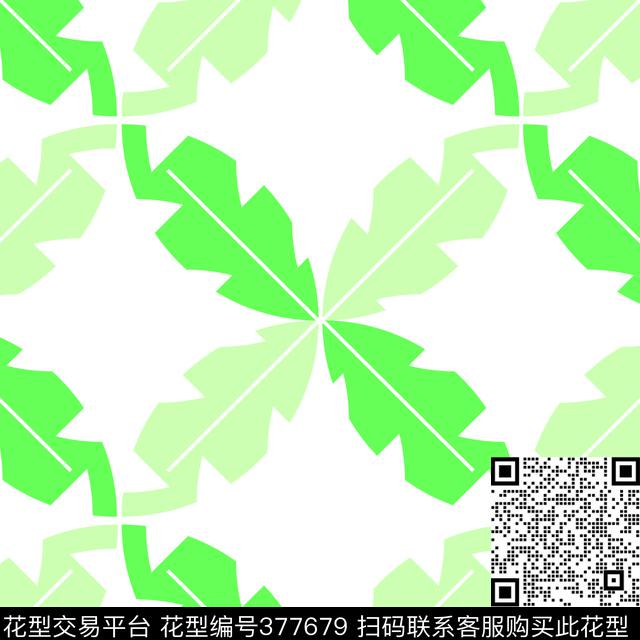清新叶传统印花华亿平台下载（图片编号: 377679） - 瓦栏（Walan）