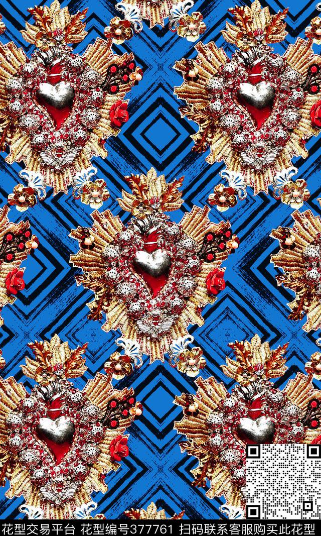 宝石数码印花华亿平台下载（图片编号: 377761） - 瓦栏（Walan）