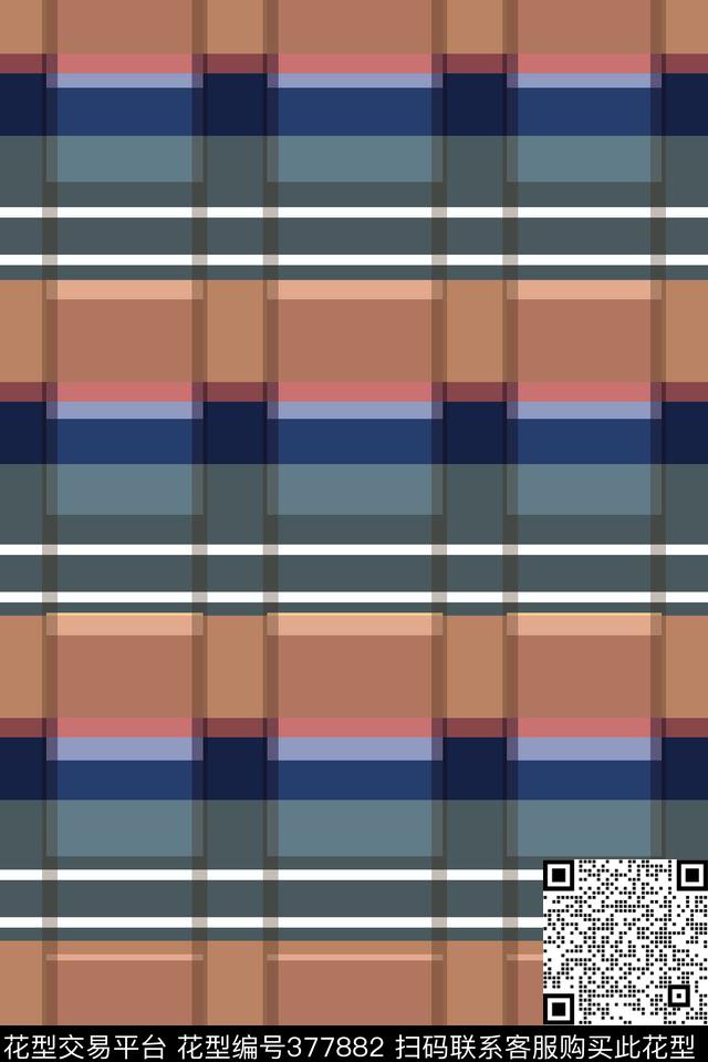 休闲几何条纹传统印花华亿平台下载（图片编号: 377882） - 瓦栏（Walan）
