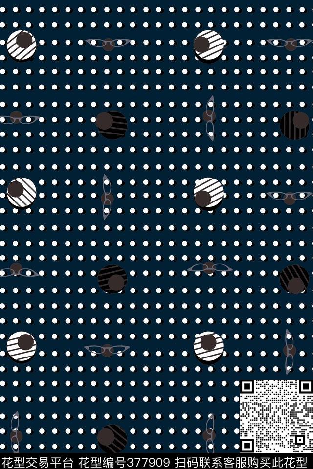 波点几何商务休闲传统印花华亿平台下载（图片编号: 377909） - 瓦栏（Walan）