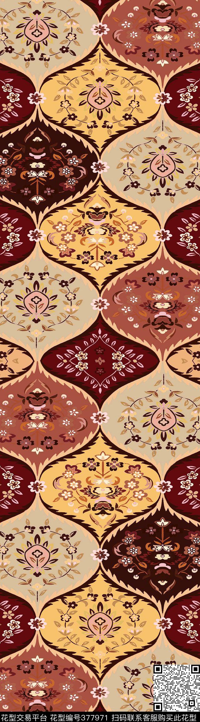 民族风中国风古典传统印花华亿平台下载（图片编号: 377971） - 瓦栏（Walan）