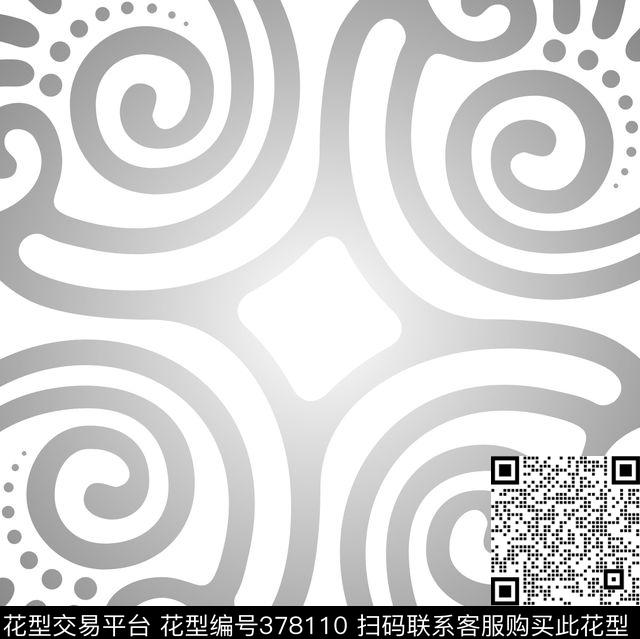 简洁化石海螺传统印花华亿平台下载（图片编号: 378110） - 瓦栏（Walan）