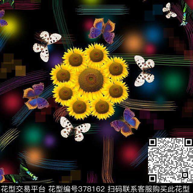 民族风花卉数码印花华亿平台下载（图片编号: 378162） - 瓦栏（Walan）