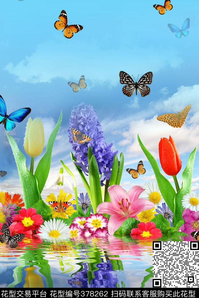 写实花卉泳衣/内衣/服饰面料华亿平台数码印花华亿平台下载（图片编号: 378262） - 瓦栏（Walan）