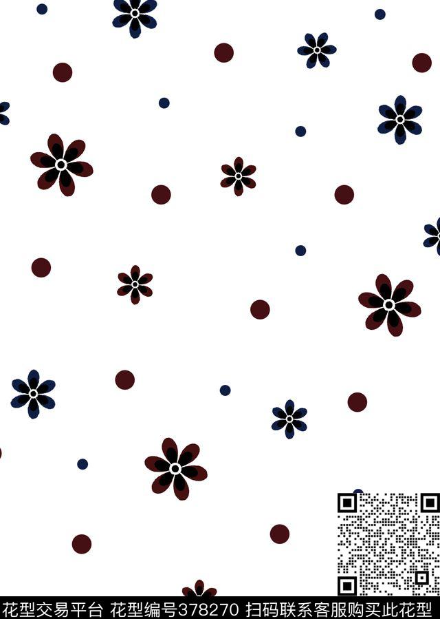 男装几何圆点花卉男装印花集锦传统印花华亿平台下载（图片编号: 378270） - 瓦栏（Walan）