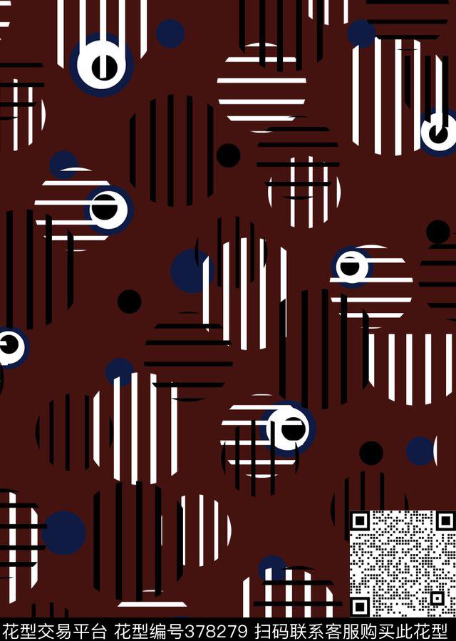 男装线条男装线条、圆点男装印花集锦传统印花华亿平台下载（图片编号: 378279） - 瓦栏（Walan）