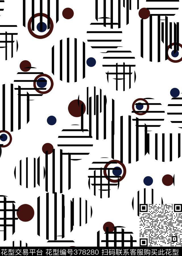 男装线条男装线条、圆点男装印花集锦传统印花华亿平台下载（图片编号: 378280） - 瓦栏（Walan）