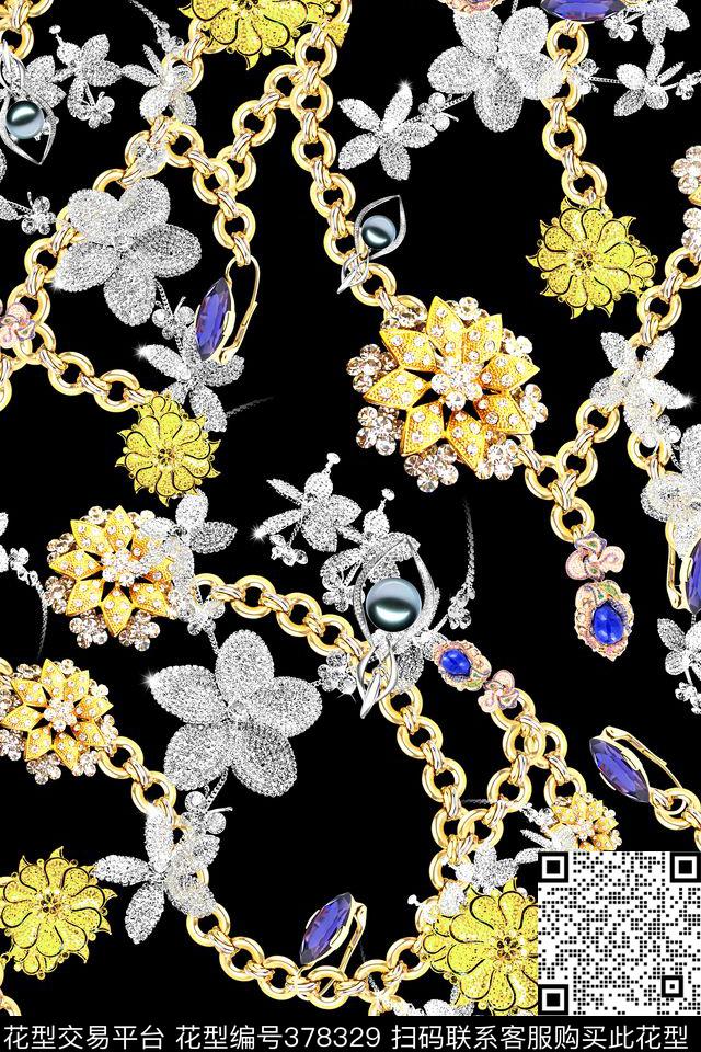 欧式珠宝珠宝宝石数码印花华亿平台下载（图片编号: 378329） - 瓦栏（Walan）