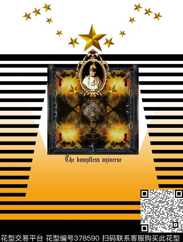 巴洛克男装巴洛克欧美时尚数码印花华亿平台下载（图片编号: 378590） - 瓦栏（Walan）