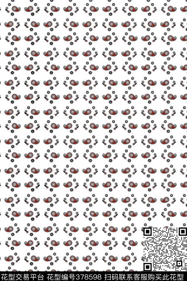几何简约风格衬衫华亿平台传统印花华亿平台下载（图片编号: 378598） - 瓦栏（Walan）