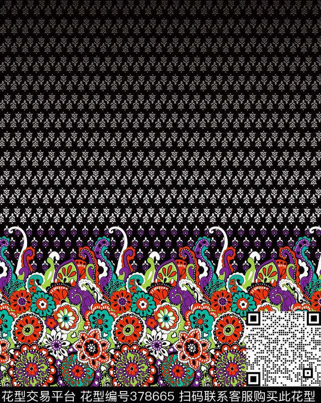 清新传统印花华亿平台下载（图片编号: 378665） - 瓦栏（Walan）