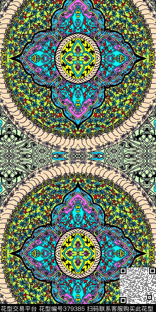 数码几何数码印花华亿平台下载（图片编号: 379385） - 瓦栏（Walan）