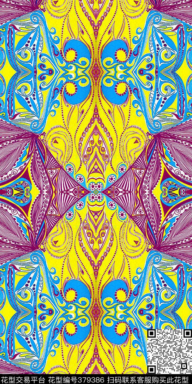 定位几何数码印花华亿平台下载（图片编号: 379386） - 瓦栏（Walan）