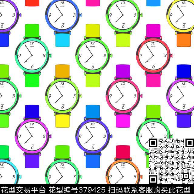 卡通手表数码印花华亿平台下载（图片编号: 379425） - 瓦栏（Walan）