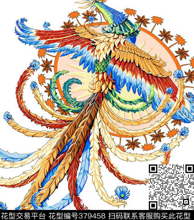 清新休闲传统印花华亿平台下载（图片编号: 379458） - 瓦栏（Walan）