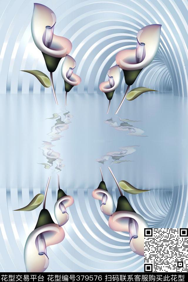 马蹄花数码印花华亿平台下载（图片编号: 379576） - 瓦栏（Walan）