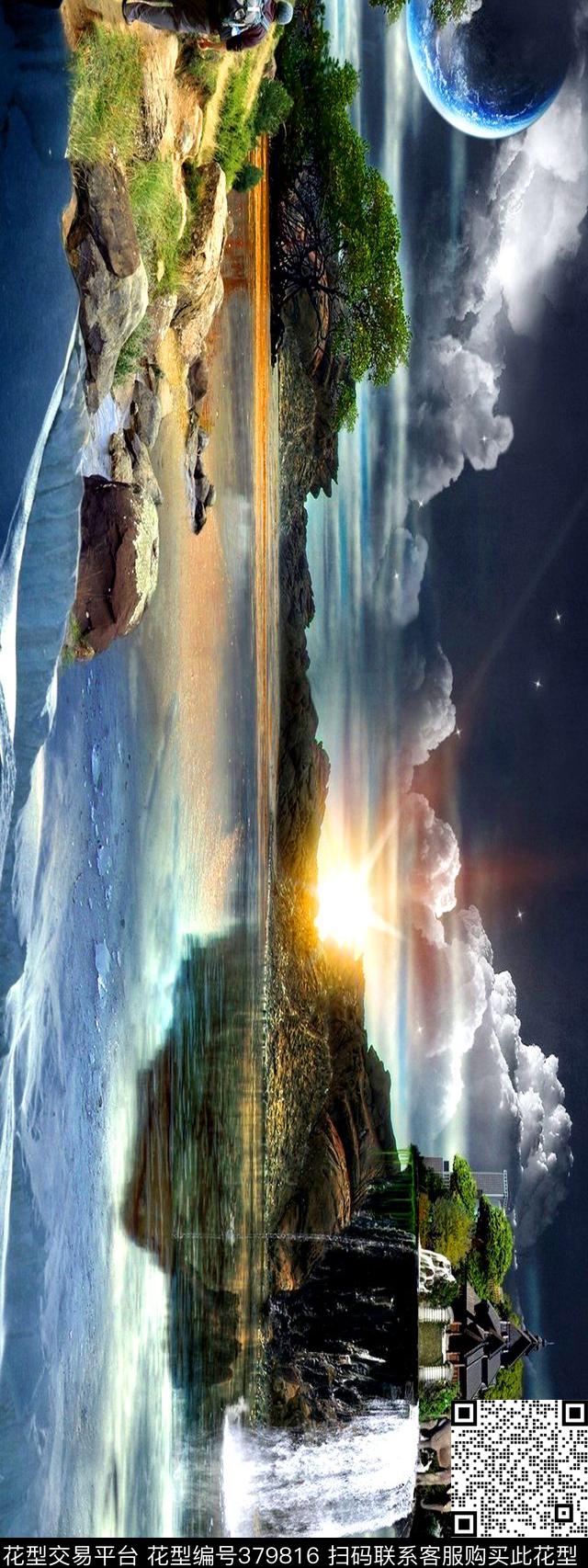 数码丝巾数码印花华亿平台下载（图片编号: 379816） - 瓦栏（Walan）