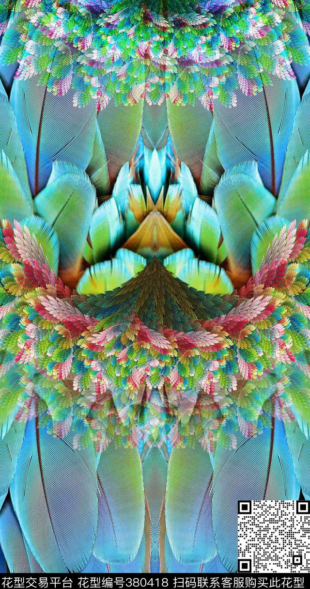 定位羽毛数码印花华亿平台下载（图片编号: 380418） - 瓦栏（Walan）