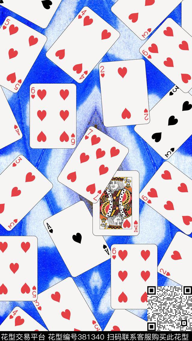 扑克写意男装华亿平台传统印花华亿平台下载（图片编号: 381340） - 瓦栏（Walan）