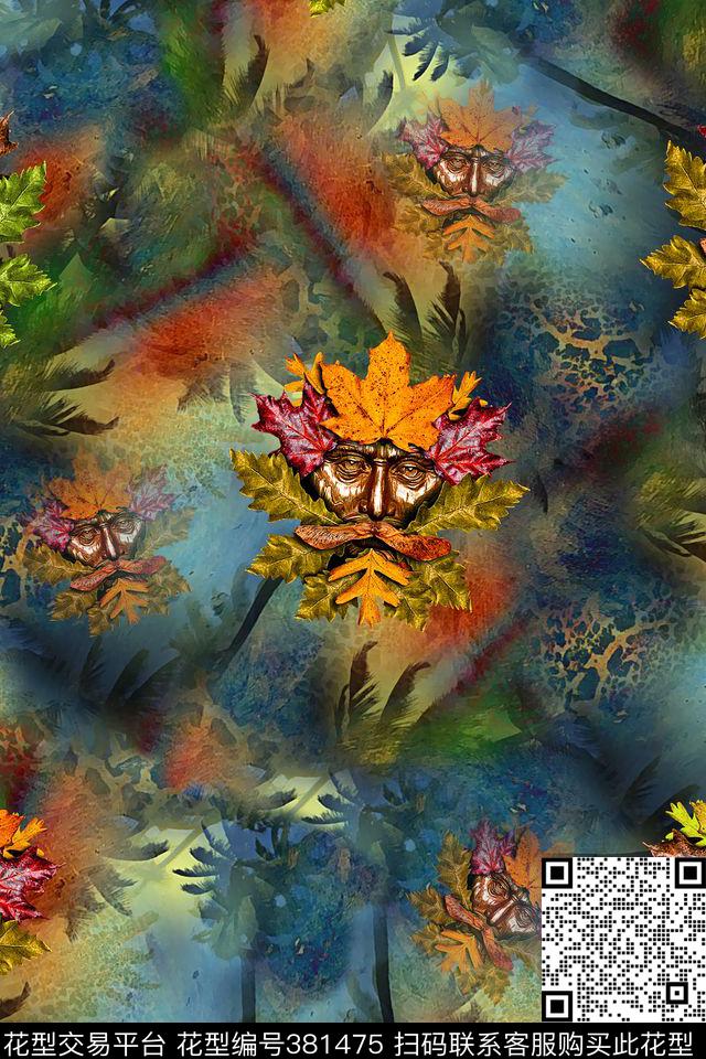 新华亿平台印花图案数码印花华亿平台下载（图片编号: 381475） - 瓦栏（Walan）