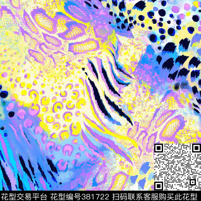 豹纹花花世界传统印花华亿平台下载（图片编号: 381722） - 瓦栏（Walan）