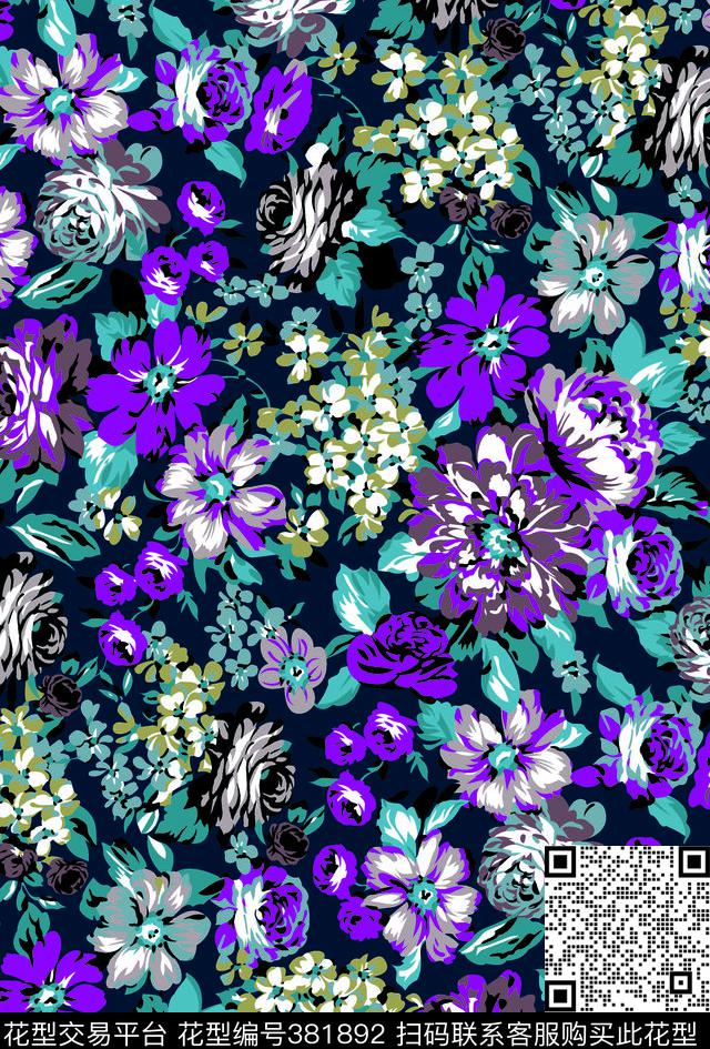 休闲手绘传统印花华亿平台下载（图片编号: 381892） - 瓦栏（Walan）