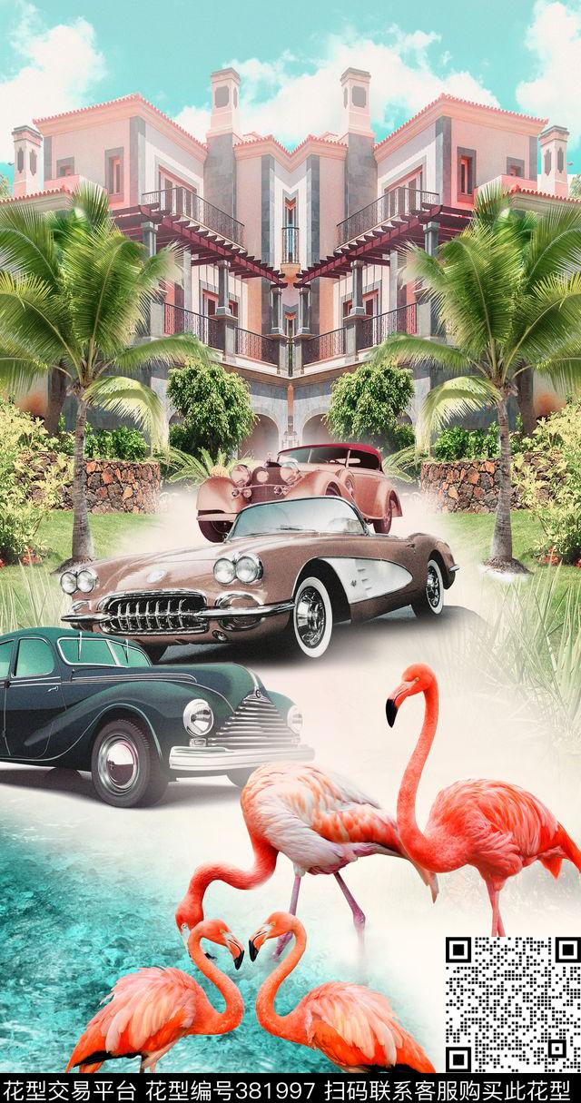 定位动物数码印花华亿平台下载（图片编号: 381997） - 瓦栏（Walan）