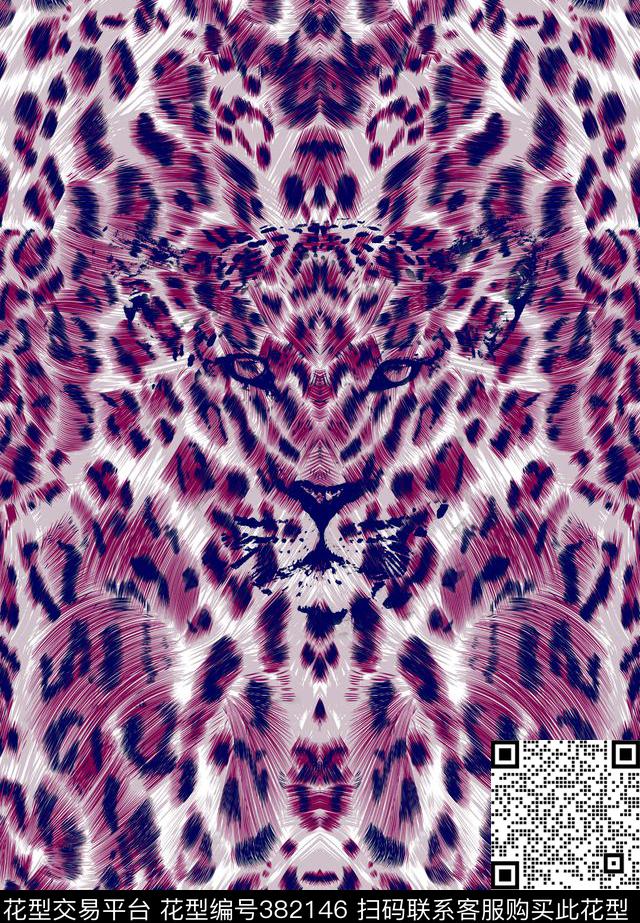 霸气豹皮豹纹传统印花华亿平台下载（图片编号: 382146） - 瓦栏（Walan）