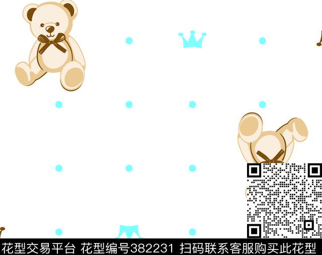 bearscrownDot传统印花华亿平台下载（图片编号: 382231） - 瓦栏（Walan）