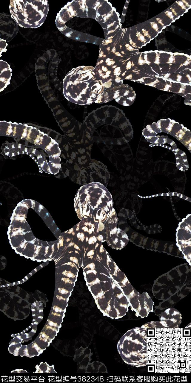 时尚动物数码印花华亿平台下载（图片编号: 382348） - 瓦栏（Walan）
