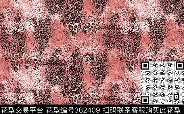 豹纹动物纹传统印花华亿平台下载（图片编号: 382409） - 瓦栏（Walan）